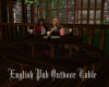 English Pub Garden Table