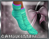 ~CK~ Socks Teal Purple