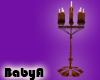 BA Dark Gold Candelabra