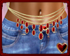~ST~ Red Belly Chain