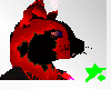Red Spiral Cat Head