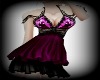 Dark Pink Lace Dress