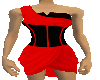 Devilish Red & blk dress