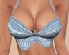 E* Blue Butterfly Top