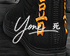 死  Black Sneaker