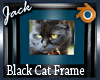 Black Cat Wall Frame