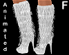 starry furry boots/heels