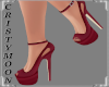 *CM*LAURA HEELS-BURGUNDY