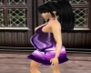purple pregnant dress