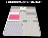 3Bedroom, Kitchen, Bath