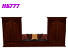 HB777 Leather Settee