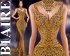 B1l Veena Gold Gown