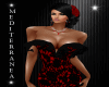Flamenco Red&Black Dress