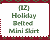 (IZ) Belted Holiday Mini