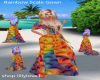 Rainbow Scale Gown