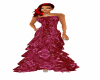 plum gown