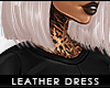- leather dress t-shirt