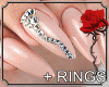 Pearl Nails + Rings