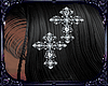 Lovers Cross Hair clips