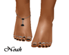Black jewel feet
