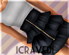 |IC|Ruffled Skirt Blk