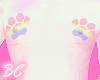 ♥Rainbow | paw print