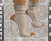 MS Beige Denim  Boots
