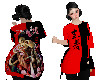 Geisha Red/Black (F)