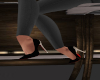 1BLACK & GOLD HEELS