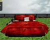 ROYAL RED & GOLD BED