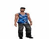 blue cammo tank top