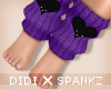 !D! Mad Love Purple Sock