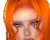 ORANGE FIRE WET HAIR