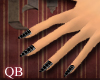 [QB] Short nails [black]