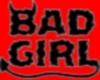 badgirl sticker