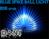 Blue Spike Ball Light