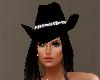 CRF* Black Cowgirl Hat