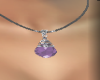 [LM]Gem necklace-purple