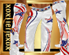 [L] 4 July USA Pants M