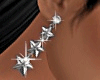 Stars Silver Earrings 3S