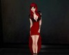 Sotir red/black dress
