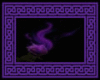Purple celtic rose rug