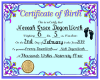 Birth Certificate Nevaeh