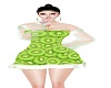 Zc Ciwi Green Dress