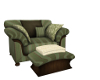 Green Blanket Chair