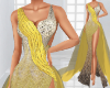 "Lin" Yellow Ombre Gown