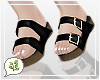 † Black Sandals