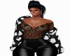 ^F^Love Heart  Fur  Blac