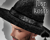 Cat~ Dark Roses Hat .M