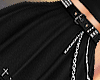 💀 Black Goth Skirt